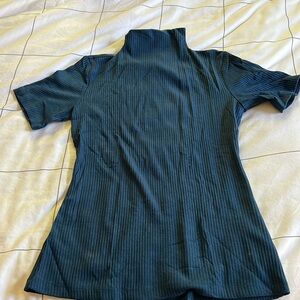 Mock neck Amour Vert ribbed top